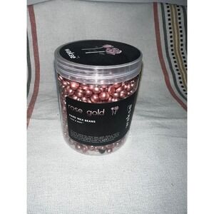Wakse Rose Gold Hard Wax Beans Face & Body Chocolate Scented 4.8oz 135g Jar